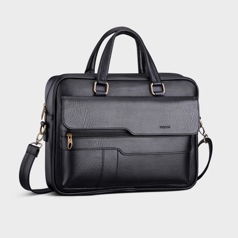  Cặp công sở Trita (Thời trang nam - Cặp da TCA14D) màu đen 