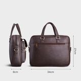  Cặp công sở Trita (Thời trang nam - Cặp da TCA14N) màu nâu 