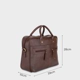 Cặp công sở Trita (Thời trang nam vừa laptop 14.6 inch - Cặp da TCA1N) màu nâu 