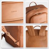  Balo Trita (Thời trang nam công sở cỡ lớn - Balo da RBA2BD) màu bò đậm 