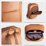  Balo Trita (Thời trang nam công sở cỡ lớn - Balo da RBA2N) màu nâu 