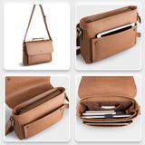  Túi Trita (Thời trang nam phối quai trên - Túi đeo chéo da RTN8D) màu đen 