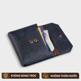  Ví Trita (Thời trang nam nhỏ gọn - Ví da RVN06X) màu Xanh đen 
