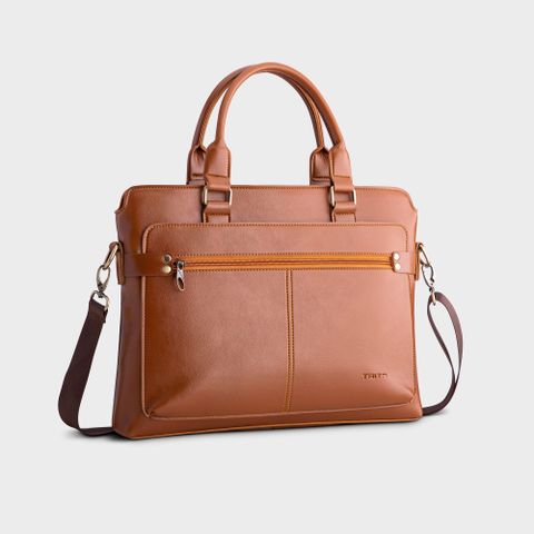  Cặp công sở Trita (Thời trang nam đa năng - Cặp da TCA12B) màu bò 