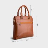  Cặp công sở Trita (Thời trang nam đa năng - Cặp da TCA12B) màu bò 