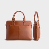  Cặp công sở Trita (Thời trang nam đa năng - Cặp da TCA12B) màu bò 