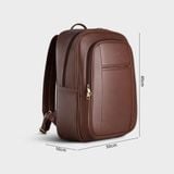  Balo Trita (Thời trang nam công sở cỡ lớn - Balo da RBA2N) màu nâu 