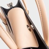  Túi Yuumy (Thời trang nữ phối quai xách - Túi đeo chéo da Seasand YN238T) màu trắng 