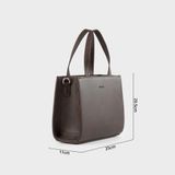  Túi Trita (Thời trang nữ kiểu dáng đơn giản cỡ trung - Túi xách da RTX45N) màu nâu 