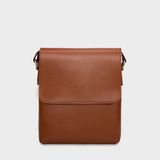  Túi Trita (Thời trang nam nắp gập - Túi đeo chéo da RTN1B) màu bò 