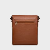  Túi Trita (Thời trang nam nắp gập - Túi đeo chéo da RTN1B) màu bò 