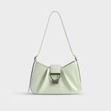  Túi Yuumy (Thời trang nữ thiết kế sang chảnh size 26 - Túi đeo vai da Seasand YN296XN) màu xanh ngọc 