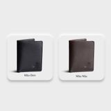  Ví nam da bò Trita (Thời trang nam dáng đứng - Ví da RVN20N) màu nâu 