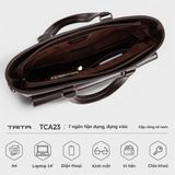  Cặp công sở Trita (Thời trang nam đa năng - Cặp da TCA23N) màu nâu 