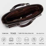  Cặp công sở Trita (Thời trang nam đa năng - Cặp da TCA23D) màu đen 