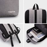  Balo Trita (Thời trang nam cỡ lớn - Balo da RBA1N) màu nâu 