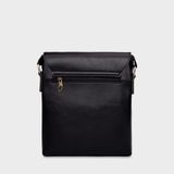  Túi Trita (Thời trang nam nắp gập - Túi đeo chéo da RTN1D) màu đen 