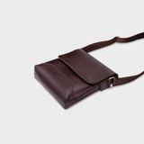  Túi đeo chéo nam Trita (Phối nắp gập thời trang RTN2N) màu nâu 