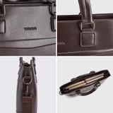  Cặp công sở Trita (Thời trang nam - Cặp da TCA24D) màu đen 