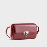  Túi Yuumy (Thời trang nữ dáng hộp hiện đại size 22 - Túi đeo chéo da Smooth YN298DO) màu đỏ 