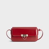  Túi Yuumy (Thời trang nữ dáng hộp hiện đại size 22 - Túi đeo chéo da Smooth YN298DO) màu đỏ 