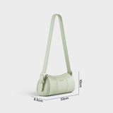  Túi Yuumy (Thời trang nữ dáng trụ năng động - Túi đeo vai da Seasand YN308XN) màu xanh ngọc 