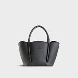  Túi Yuumy (Thời trang nữ thiết kế bo cong mềm mại - Túi đeo chéo da Bergen YN310D) màu đen 