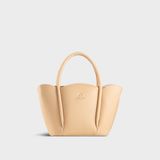  Túi Yuumy (Thời trang nữ thiết kế bo cong mềm mại - Túi đeo chéo da Bergen YN310K) màu kem 