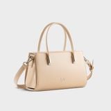  Túi Yuumy (Thời trang nữ thiết kế tinh tế size 21 - Túi đeo chéo da Smooth YN283K) màu kem 