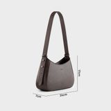  Túi Trita (Thời trang nữ kiểu dáng hình thang sang trọng - Túi đeo vai da RHN178N) màu nâu 