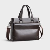  Cặp công sở Trita (Thời trang nam đa năng - Cặp da TCA23N) màu nâu 