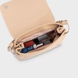  Túi Yuumy (Thời trang nữ dáng vuông nắp gập sang trọng - Túi đeo vai da Seasand YN341D) màu đen 