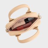  Túi Yuumy (Thời trang nữ dáng hộp nhỏ gọn tinh tế - Túi xách da Seasand YTX89K) màu kem 