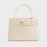  Túi Yuumy (Thời trang nữ dạo phố sang trọng - Túi xách da Glossy YTX87) màu trắng ngọc trai 