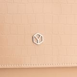  Túi Yuumy (Thời trang nữ dáng vuông nắp gập sang trọng - Túi đeo vai da Seasand YN341D) màu đen 