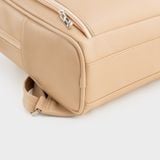  Balo Yuumy (Thời trang nữ da mềm basic cỡ lớn - Balo da Seasand YBA112K) màu kem 