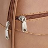  Balo Yuumy (Thời trang nữ basic năng động cỡ nhỏ - Balo da Liberal YBA113) màu bò đậm 