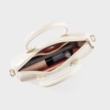  Túi Yuumy (Thời trang nữ dáng hộp cỡ trung cá tính - Túi xách da Seasand YTX80BC) màu bạc 