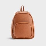  Balo Yuumy ( Thời trang nữ basic đựng vừa A4 - Balo da Liberal YBA55BD2 ) (Màu Bò đậm Melow) 