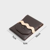  Ví Yuumy ( Thời trang nữ cỡ nhỏ - Ví da Seasand YV81N ) Màu nâu 