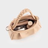  Túi Yuumy (Thời trang nữ mini xinh xắn size 21 - Túi đeo chéo da Seasand YN289D) màu đen 