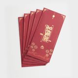  Bao lì xì chúc mừng năm mới LX2 (Màu Đỏ) 