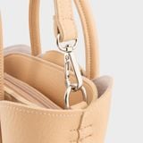  Túi Yuumy (Thời trang nữ thiết kế bo cong mềm mại - Túi đeo chéo da Bergen YN310B) màu bò 