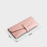  Ví Yuumy (Thời trang nữ kiểu cầm tay dáng dài - Ví da Seasand YV47HP) màu hồng phấn 