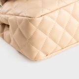  Túi Yuumy (Thời trang nữ da chần bông phối dây xích size 24 - Túi đeo chéo da Seasand YN241D) màu đen 