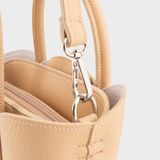  Túi Yuumy (Thời trang nữ thiết kế bo cong mềm mại - Túi đeo chéo da Bergen YN310D) màu đen 