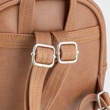  Balo Yuumy (Thời trang nữ basic năng động cỡ nhỏ - Balo da Liberal YBA113) màu bò đậm 