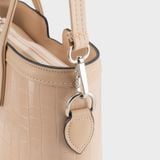  Túi Yuumy (Thời trang nữ hiện đại cỡ trung  - Túi xách da Verein YTX53) màu Kem 