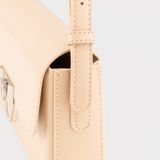  Túi Yuumy (Thời trang nữ dáng hộp hiện đại size 22 - Túi đeo chéo da Smooth YN298K) màu kem 