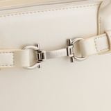  Túi Yuumy (Thời trang nữ dạo phố sang trọng - Túi xách da Glossy YTX87) màu trắng ngọc trai 